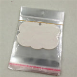 50pcs Hairpin Card+50pcs Opp Bags for Packaging Hair Clip Jewelry