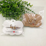 50pcs Hairpin Card+50pcs Opp Bags for Packaging Hair Clip Jewelry