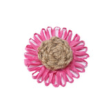 50pcs Raffia Rattan Cotton Hemp Rope Sunflower Daisy Patch DIY Decoration
