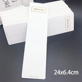 6x21cm Long Display Paper Card Holder for DIY Jewelry Hairband Packaging