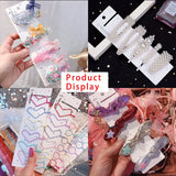 6x21cm Long Display Paper Card Holder for DIY Jewelry Hairband Packaging