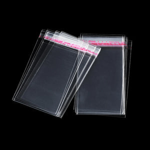 50pcs 6x9cm Clear Transparent Candy Cellophane Bags Self Sealing