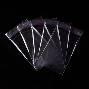 50pcs 6x9cm Clear Transparent Candy Cellophane Bags Self Sealing