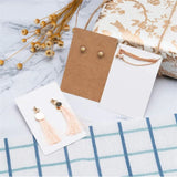 50pcs Earring Display Cards Paperboard for Jewelry Small Businesses