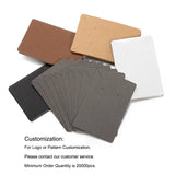 50pcs Earrings Display Cards Cardboard Ear Studs Packaging Hang Tag DIY