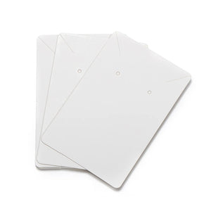 50pcs Earrings Display Cards Cardboard Ear Studs Packaging Hang Tag DIY