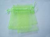 50pcs 7*9 Green Organza Bags for Jewelry/Wedding/Christmas/Birthday