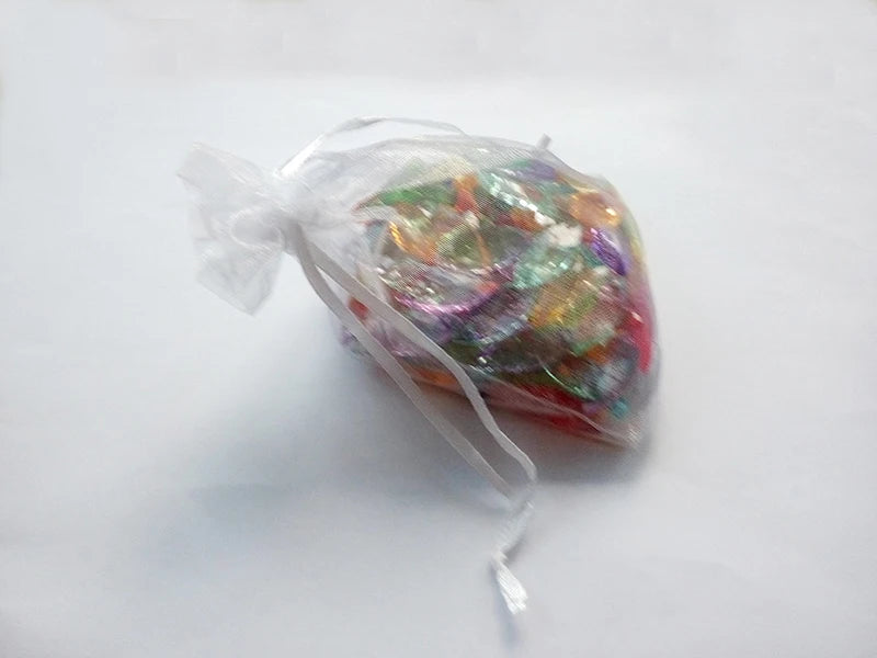 50pcs 7*9 Organza Bags with handles Packaging Yarn bag