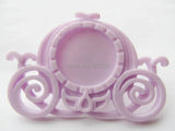 50pcs Resin Carriage Charm Finding, Base Setting Tray for 25mm Cabochon/Cameo