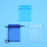 50pcs Organza Bags Jewelry Packaging Drawable Bags Gift Pouches
