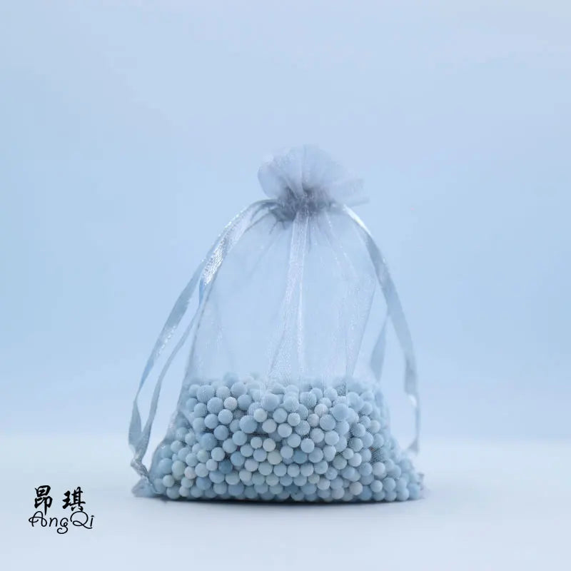 50pcs Organza Bags Jewelry Packaging Drawable Bags Gift Pouches