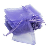 50pcs Organza Gift Bags Jewelry Packaging Wedding Party Drawable Pouches