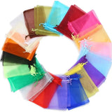 50pcs Organza Bags Jewelry Packaging Gift Engagement Wedding Party