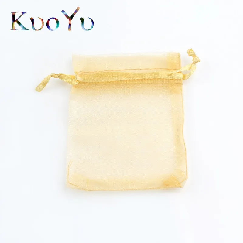 50pcs Organza Bags Jewelry Packaging Gift Engagement Wedding Party