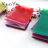 50pcs Organza Bags Jewelry Packaging Gift Engagement Wedding Party
