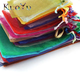 50pcs Organza Bags Jewelry Packaging Gift Engagement Wedding Party
