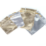 50pcs 7x9 9x12 Adjustable Jewelry Fabric Bag Drawstring Wedding Gift Pouches