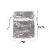 50pcs 7x9 9x12 Adjustable Jewelry Fabric Bag Drawstring Wedding Gift Pouches