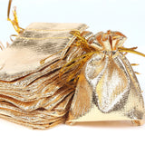 50pcs 7x9 9x12 Adjustable Jewelry Fabric Bag Drawstring Wedding Gift Pouches