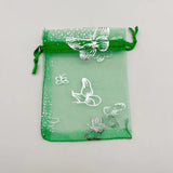 50pcs 7x9 9x12 Organza Gift Bags Drawstring Wedding Jewelry Storage Bags