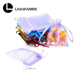 50pcs Organza Bags for Christmas Halloween Wedding Candy Box