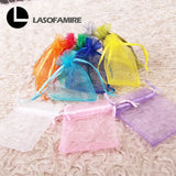 50pcs Organza Bags for Christmas Halloween Wedding Candy Box
