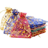 50pcs Organza Bags for Christmas Halloween Wedding Candy Box