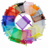 50pcs Organza Bags for Christmas Halloween Wedding Candy Box