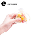 50pcs Organza Bags for Christmas Halloween Wedding Candy Box
