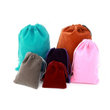 50pcs 7x9cm Drawstring Velvet Bags Wedding Gift Packaging Small Sachet