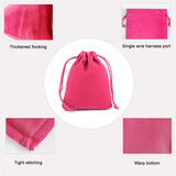 50pcs 7x9cm Drawstring Velvet Bags Wedding Gift Packaging Small Sachet