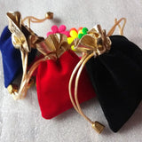 50pcs 7x9cm Velvet Jewelry Bags Drawstring Gift Bags for Christmas/Wedding