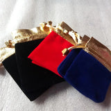 50pcs 7x9cm Velvet Jewelry Bags Drawstring Gift Bags for Christmas/Wedding
