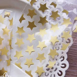 50pcs Golden Star Adhesive Cookies Gift Bag for DIY Candy Food Box Packaging