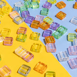 50pcs 8*8MM Crystal Colorful Acrylic Square Beads for Jewelry Making