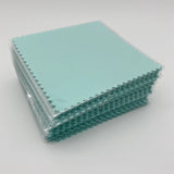 50pcs 8*8cm Silver Jewelry Polishing Cleaning Cloth Microfiber Suede Fabric