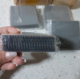 50pcs 8*8cm Silver Jewelry Polishing Cleaning Cloth Microfiber Suede Fabric