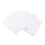50pcs Square Display Cards for Jewelry Earrings Necklaces Hang Tag 8*8cm
