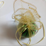 50pcs Round Organza Drawstring Bag Wedding Candy Gift Bag 8 Colors