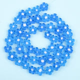 50pcs 8mm Lampwork Spacer Flower Beads Jewelry Making DIY Bracelet Necklace