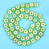 50pcs 8mm Lampwork Spacer Flower Beads Jewelry Making DIY Bracelet Necklace