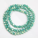 50pcs 8mm Crystal Glass Beads Faceted Spacer Charms for DIY Jewelry Making