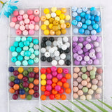 50pcs Silicone Beads For Jewelry Making DIY Bracelets Pacifier Chain Accessories