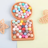50pcs Silicone Beads For Jewelry Making DIY Bracelets Pacifier Chain Accessories