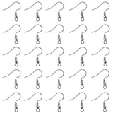 50pcs 925 Silver Earrings Clasps Hooks Ear Components for DIY Jewelry Making