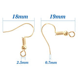 50pcs 925 Silver Earrings Clasps Hooks Ear Components for DIY Jewelry Making