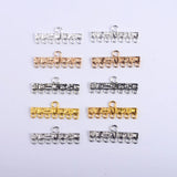50pcs Zinc Alloy Silver Charm Necklace Pendant DIY Jewelry For Women&Men