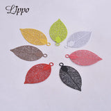 50pcs Painted Shell Charms 20mm*38mm
