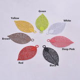 50pcs Painted Shell Charms 20mm*38mm