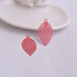 50pcs Painted Shell Charms 20mm*38mm